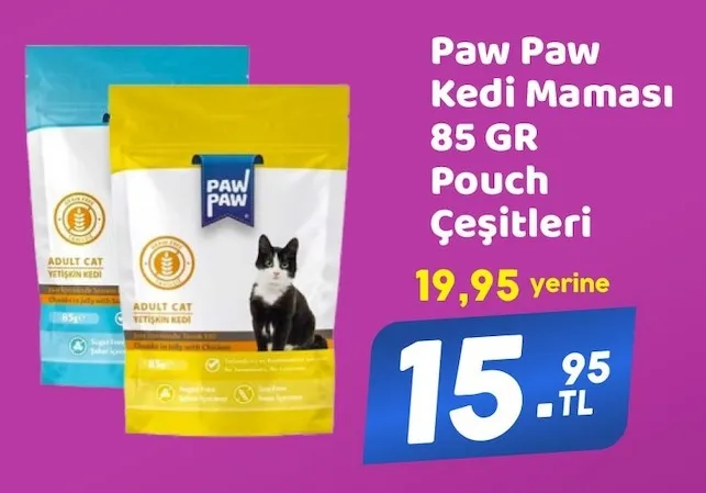 Paw Paw Kedi Maması 85 Gr Pouch Çeşitleri