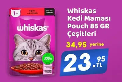 Whiskas Kedi Maması Pouch 85 Gr Çeşitleri