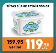 Sütaş Süzme Peynir 500 Gr