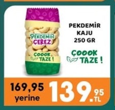 Pekdemir Kaju 250 Gr