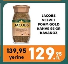 Jacobs Velvet Foam Gold Kahve 95 Gr Kavanoz