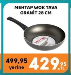 Mehtap Wok Tava Granit 28 Cm