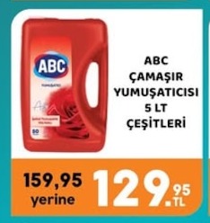 Abc Çamaşır Yumuşatıcısı 5 Lt Çeşitleri