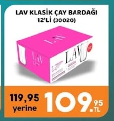Lav Klasik Çay Bardağı 12'Li (30020)