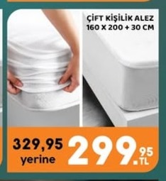 Çift Kişilik Alez 160 X 200 + 30 Cm