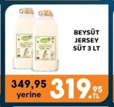 Beysüt Jersey Süt 3 Lt