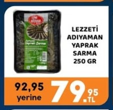 Lezzeti Adıyaman Yaprak Sarma 250 Gr