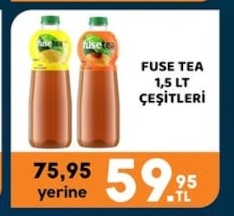 Fuse Tea 1,5 Lt Çeşitleri