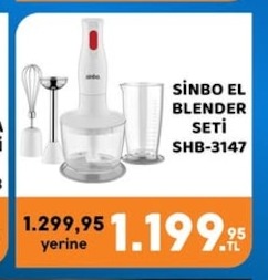 Sinbo El Blender Seti Shb-3147