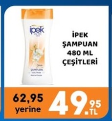 İpek Şampuan 480 Ml Çeşitleri