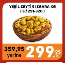 Yeşil Zeytin Izgara Kg