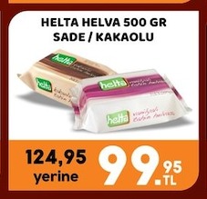 Helta Helva 500 Gr Sade / Kakaolu