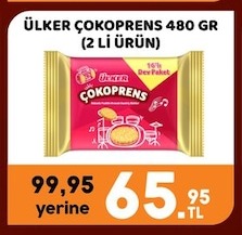 Ülker Çokoprens 480 Gr (2 Lt Ürün)