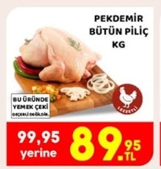 Pekdemir Bütün Piliç Kg