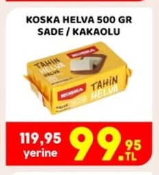 Koska Helva Sade / Kakaolu 500 Gr