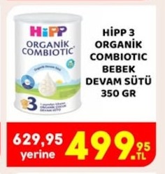 Hipp 3 Organik Combiotic Bebek Devam Sütü 350 Gr
