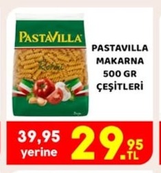 Pastavilla Makarna 500 Gr Çeşitleri