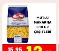 Mutlu Makarna 500 Gr Çeşitleri