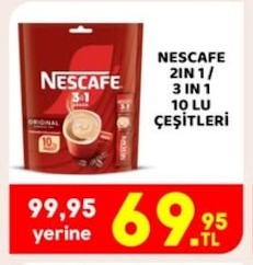Nescafe 2In1/3In1 10 Lu Çeşitleri