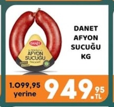 Danet Afyon Sucuğu Kg