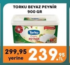 Torku Beyaz Peynir 900 Gr