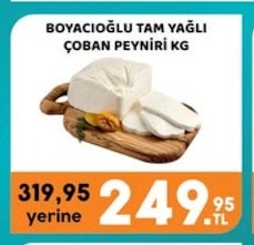 Boyacioğlu Tam Yağlı Çoban Peyniri Kg