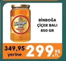 Binboğa Çiçek Balı 850 Gr