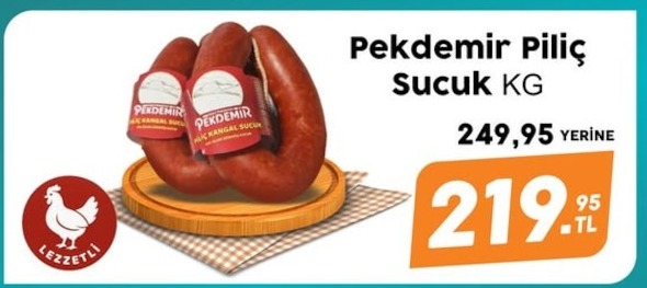 Pekdemir Piliç Sucuk Kg