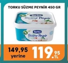 Torku Süzme Peynir 450 Gr