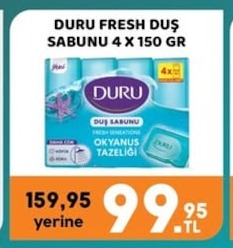 Duru Fresh Duş Sabunu 4 X 150 Gr
