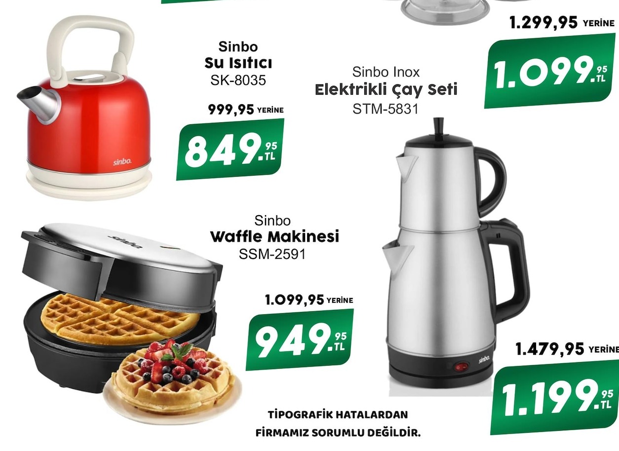 Sinbo İnox Elektrikli Çay Seti Stm-5831
