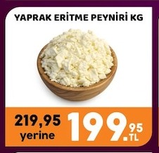 Yaprak Eritme Peynırı Kg