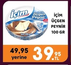 İçim Üçgen Peynir 100 Gr