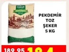 Pekdemir Toz Şeker 5 Kg