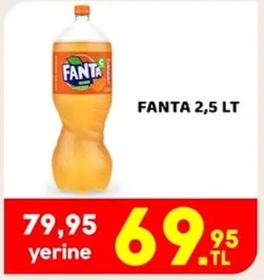 Fanta 2,5 Lt