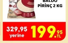 Baldo Pirinç 2 Kg