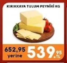 Kırıkkaya Tulum Peyniri Kg