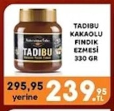 Tadibu Kakaolu Fındık Ezmesi 330 Gr