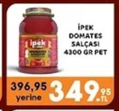 İpek Domates Salçasi 4300 Gr Pet
