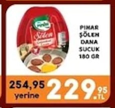 Pinar Şölen Dana Sucuk 180 Gr