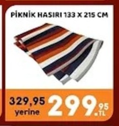 Piknik Hasırı 133 X 215 Cm