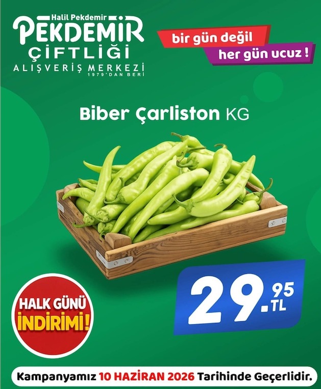 Pekdemir Biber Çarliston Kg