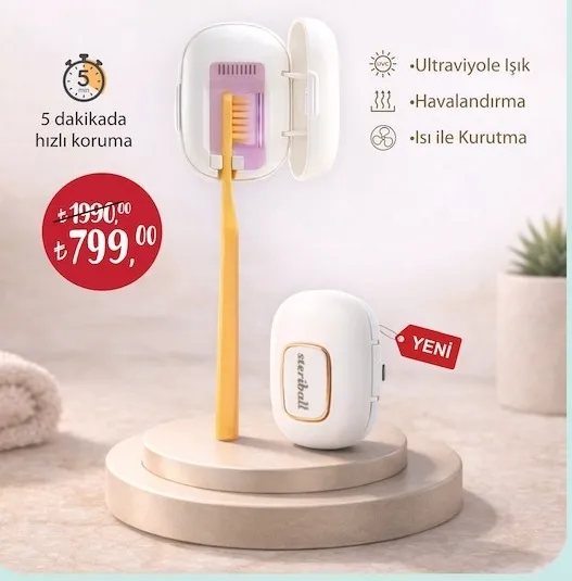 Steriball Diş Fırçası Sterilizatörü