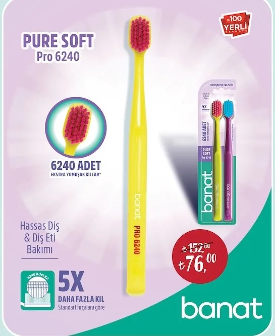 Banat Pure Soft Pro 6240 Adet