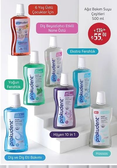 Prokudent Ağız Bakım Suyu 500 Ml