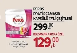 Peros Pratik Çamaşır Kapsülü 17'Li Çeşitleri