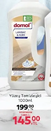 Domol Laminat & Kork Yüzey Temizleyici 1000Ml