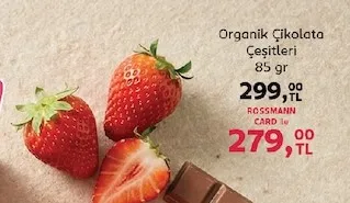 Organik Çikolata Çeşitleri 85 Gr