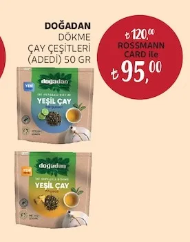 Doğadan Dökme Çay Çeşitleri (Adedi) 50 Gr