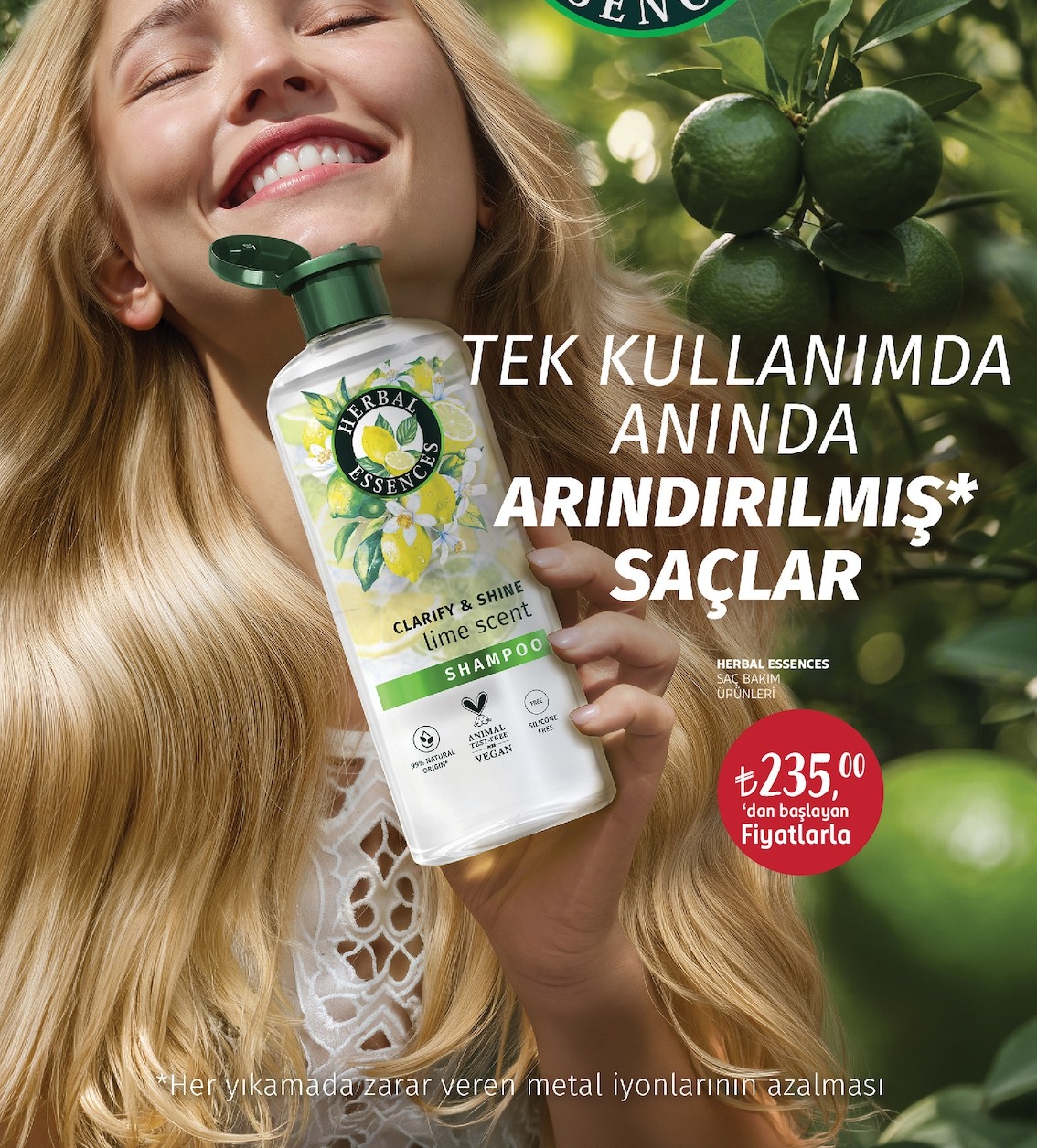 Herbal Essences Clarify & Shine Lime Scent Şampuan